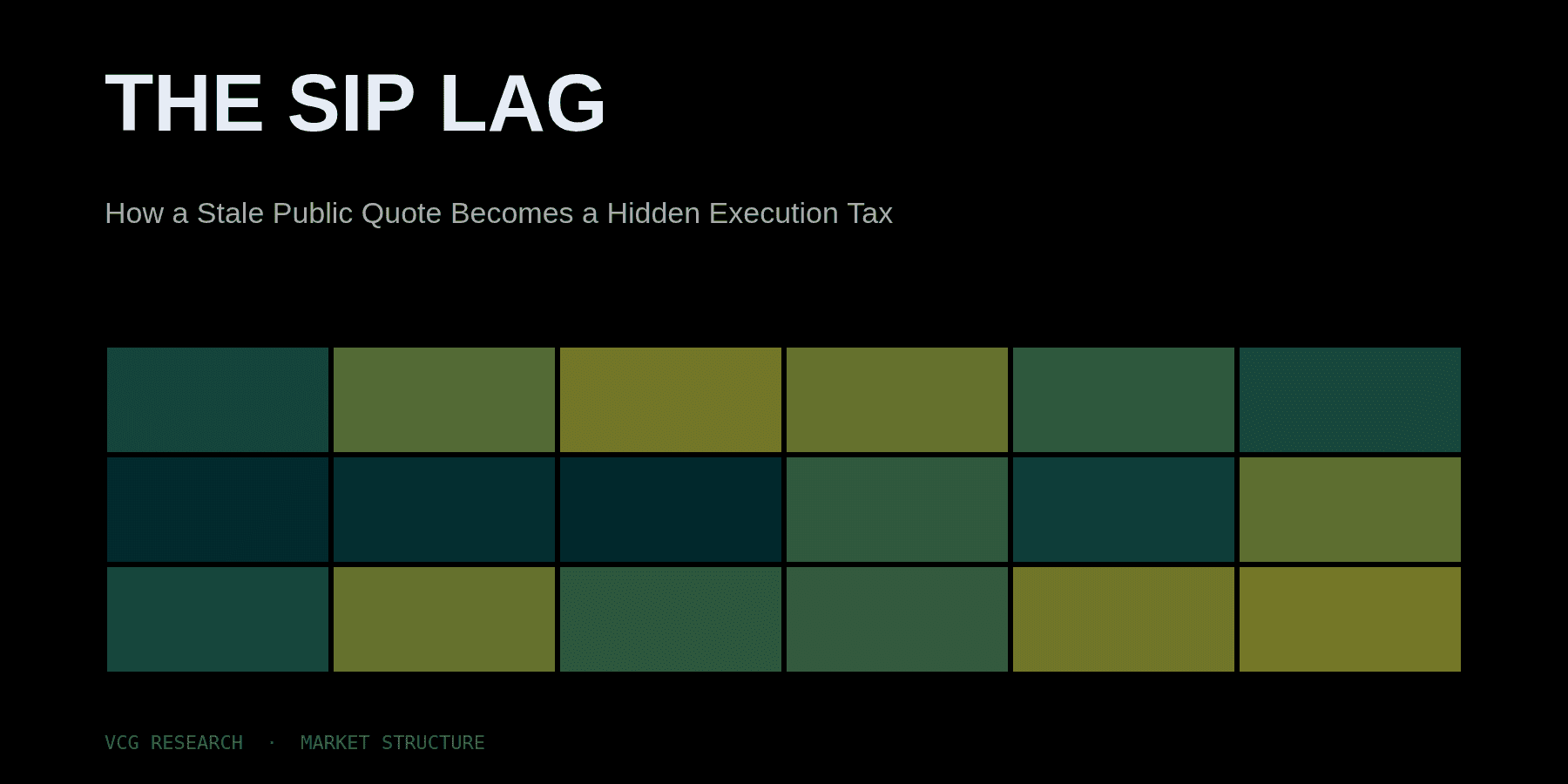The SIP Lag: How a Stale Public Quote Becomes a Hidden Execution Tax — Vortex Capital Group research
